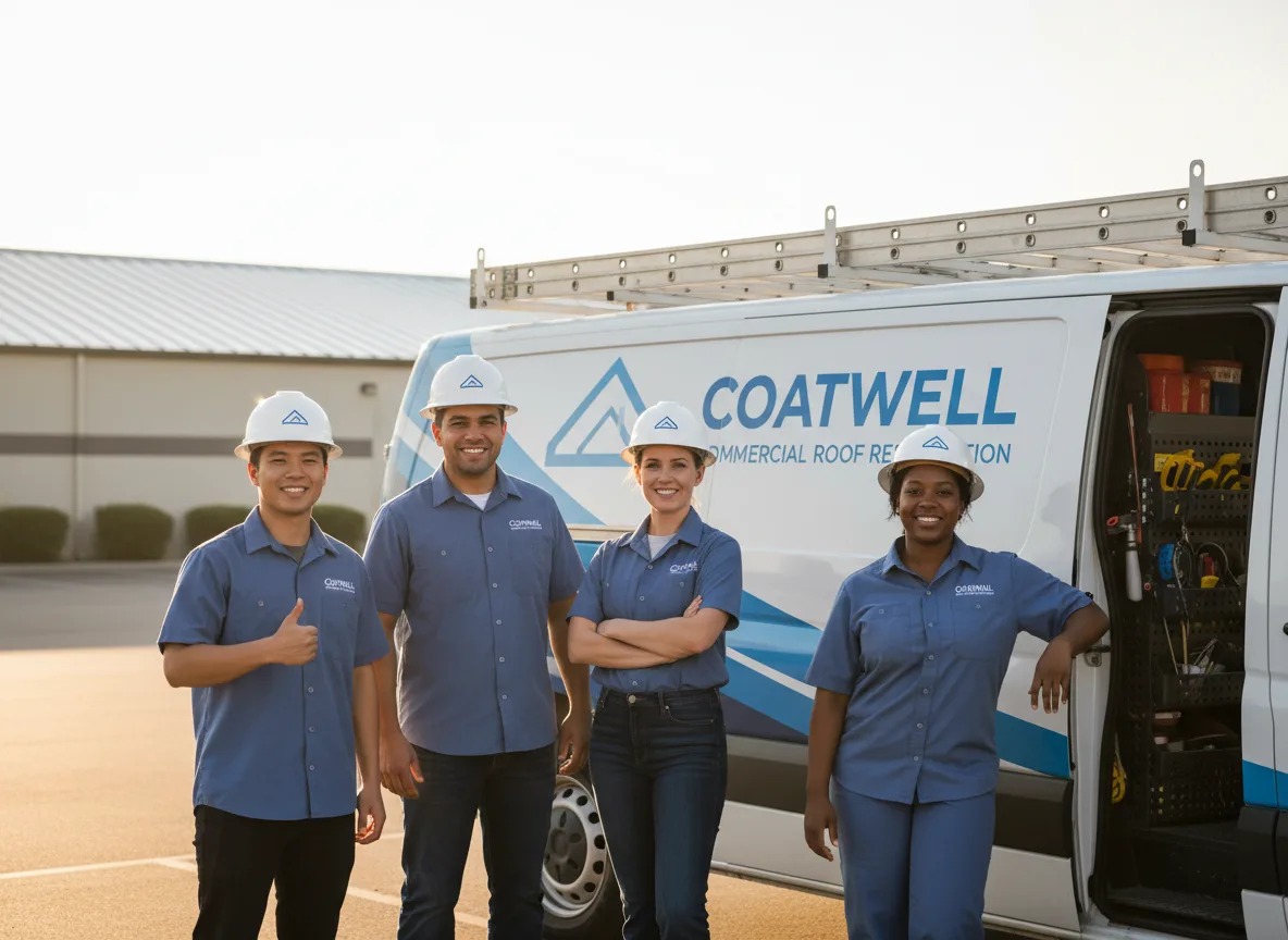 Commercial roof coating company in Fayville, MA